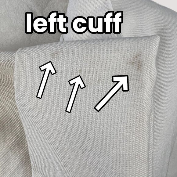 Vintage Open Front Jacket White 3/4 Sleeves Medium - Picture 9 of 11